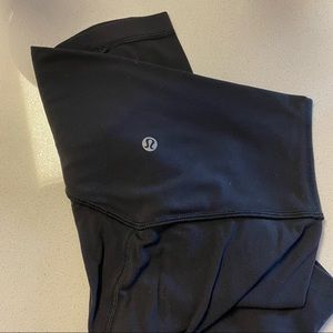 Black Lululemon Align Crop Legging